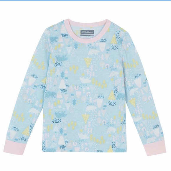 Eddie Bauer Youth 2-piece PJ Set with Robe, Moose (size : M) - Picture 3 of 5